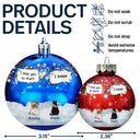 Dog Lovers,Pet Lovers,Christmas,Cat Lovers,Memorial,Sad - They Still Talk About You Pet Memorial - Personalized Ball Ornament