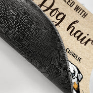 This Home Filled With Dog Hair - Dog Lover Gift - Personalized Custom Doormat