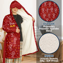 Gift For Grandpa,Gift For Grandma,Gift For Grandparents,Gift For Mother,Gift For Father,Happy - This Daddy Mommy Belongs To Kids Pet - Personalized Hooded Robe