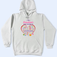 Gift For Mother,Gift For Grandma,Grandma - Grandkids,Mom - Children,Happy - This Grandma's Heart Belongs To - Personalized T Shirt