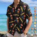 Funny Chicken Bird F Caw F - Personalized Hawaiian Shirt