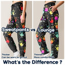 Gift For Grandpa, Gift For Father, Gift For Grandma, Gift For Mother, Happy - This Grandpa Daddy Belongs To Colorful Kid Handprints - Personalized Pajama Pants