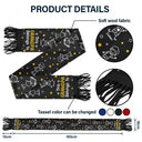 Gift For Grandparents,Gift For Grandpa,Gift For Grandma,Gift For Mother,Gift For Father,Happy,Christmas,Stick Figure - This Grandpa Grandma Belongs To Kids Pet - Personalized Wool Scarf With Tassel