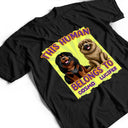 Dog Lovers, Dog Mom, Dog Dad, Pet Lovers, Pet Mom, Pet Dad, Happy - This Human Belongs To 3D Effect Dog - Personalized T Shirt