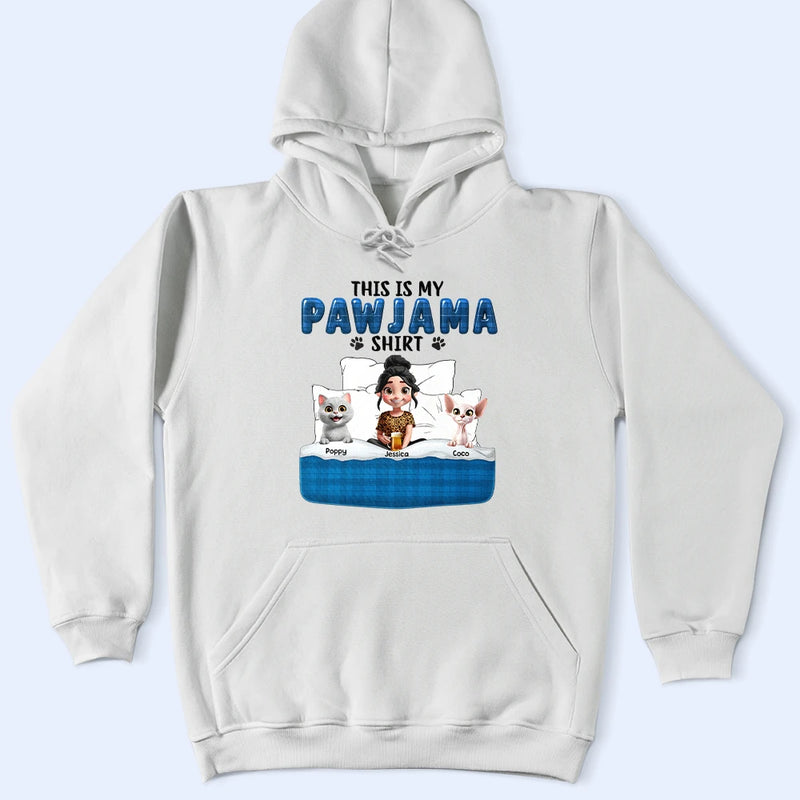 Dog Mom,Dog Lovers,Funny - This Is My Pawjama Shirt 3d Effect Pet Lovers - Personalized T Shirt
