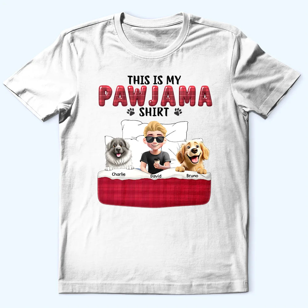 This Is My Pawjama Shirt 3D Effect Pet Lovers - Personalized T Shirt