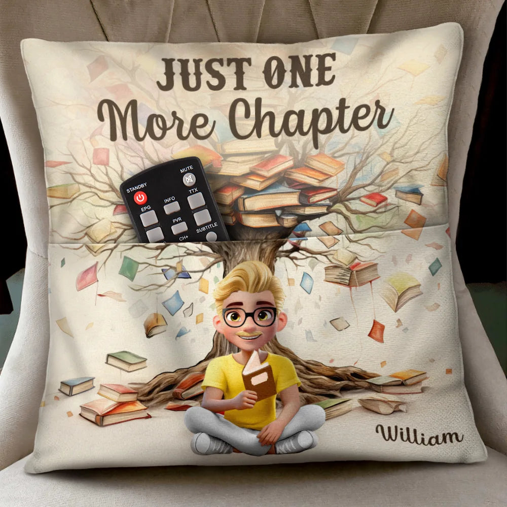 Reading,Gift For Yourself,Gift For Women,Happy - This Is My Reading Pillow Book Tree - Personalized Pocket Pillow