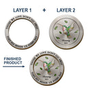 Memorial, Family, Sad, Parents - Those We Love Don't Go Away - Personalized Custom Shaped Car Visor Clip