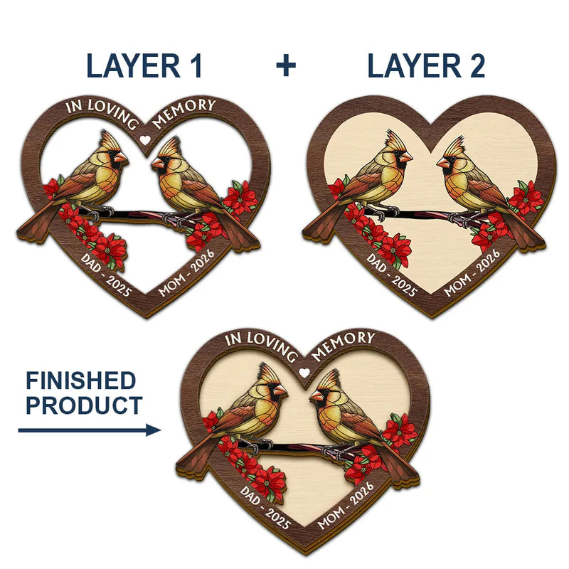 Sad,Memorial,Family,Parents,Gift For Grandparents - Those We Love Don't Go Away Memorial - Personalized Custom Shaped Car Visor Clip