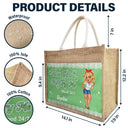 Gift For Women,Gift For Yourself,Summer,Happy,Beach - Thou Shalt Not Try Me Mood - Personalized Jute Tote Bag