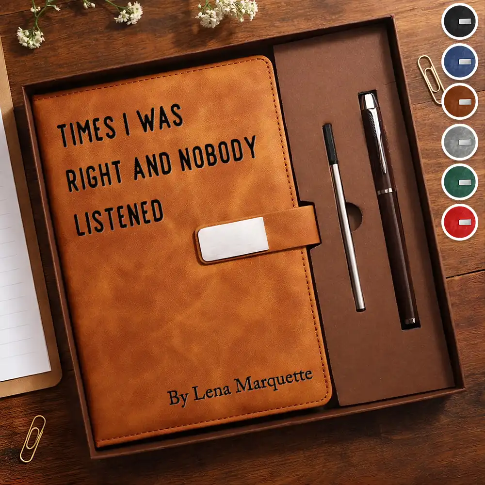 Designer Notebood Set Personalized Journals – Wander Prints