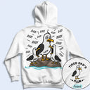 Gift For Husband,Gift For Father,Gift For Grandparents,Teacher,Non-Eng,Icon,Humorous - Tired Seagull Dad Papa Club - Personalized T Shirt