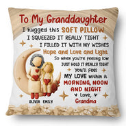Gift For Grandma,Grandma - Grandkids - To My Granddaughter - Personalized Pillow