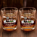 Gift For Father,Happy,Top Market - To My Son I Am So Proud Of You - Personalized Whiskey Glass