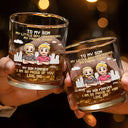 Gift For Father,Happy,Top Market - To My Son I Am So Proud Of You - Personalized Whiskey Glass