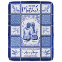 Gift For Yourself,Gift For Women,Gift For Aunt,Gift For Mother,Gift For Daughter,Gift For Sisters,Gift For Bestie,Love - Toile De Jouy A Hug From Me - Personalized Fleece Blanket, Sherpa Blanket