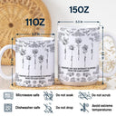 Gift For Yourself,Gift For Women,Gift For Bestie,Old Best friends,Love - Toile De Jouy Birth Flower Grow An Old Friend - Personalized White Edge-to-Edge Mug