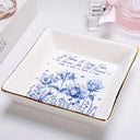 Gift For Bestie, Love - Toile Birth Flower It Takes A Long Time To Grow An Old Friend - Personalized Ring Dish
