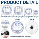 Gift For Bestie, Old Best friends, Gift For Sisters, Happy - Toile De Jouy Birth Flower Grow An Old Friend - Personalized Acrylic Car Vent Clip