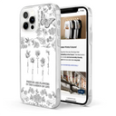 Gift For Yourself,Gift For Women,Gift For Bestie,Old Best friends,Love - Toile De Jouy Birth Flower Grow An Old Friend - Personalized Clear Phone Case