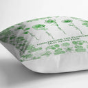 Gift For Yourself,Gift For Women,Gift For Bestie,Old Best friends,Love - Toile De Jouy Birth Flower Grow An Old Friend - Personalized Pillow