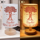 Old Couples,Gift For Husband,Gift For Wife,Gift For Boyfriend,Gift For Girlfriend,Love - Toile De Jouy Couple You And Me We Got This - Personalized Fabric Lamp