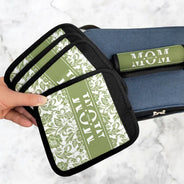 Gift For Mother,Summer,Travel,Happy,Gift For Grandma - Toile De Jouy Mom Grandma Nana - Personalized Luggage Handle Wrap