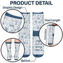 Gift For Yourself,Gift For Women,Reading,Happy,Christmas - Toile Reading Woman Just A Girl Who Loves Books - Personalized Socks