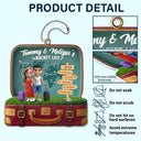 Gift For Couples,Gift For Yourself,LGBT - Travel Bucket List Couple - Personalized Acrylic Car Hanger