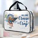 Cruising,Happy,Gift For Yourself,Gift For Women,Travel,Beach,Summer - Travel Cruise Survival Kit - Personalized Toiletry Bag