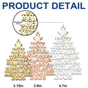 Christmas, Travel, Gift For Yourself, Happy - Travel Goal Destination Of The Year - Personalized DIY Mirror Acrylic Ornament