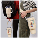 Travel,Gift For Women,Gift For Men,Happy - Travel Is My Therapy - Personalized Bottle Carrier Bag
