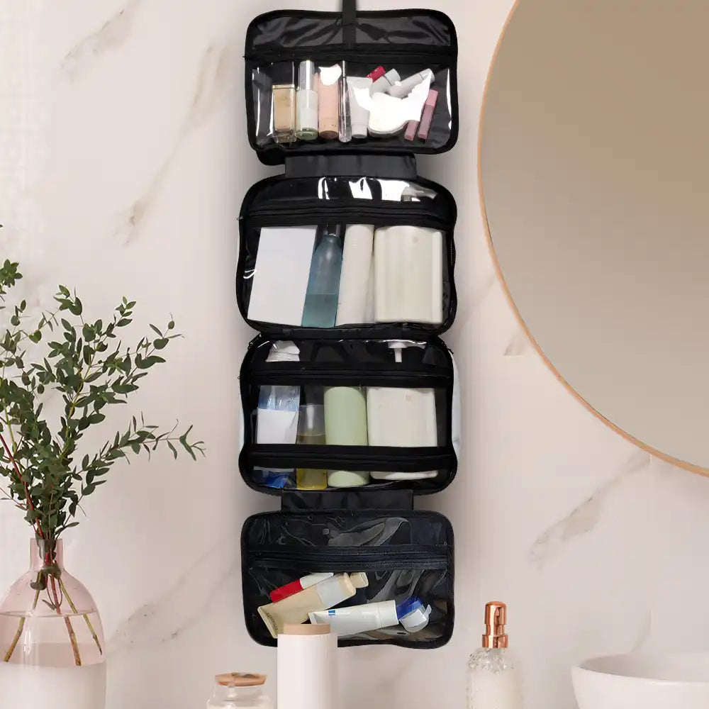 Travel Is My Therapy Vintage - Personalized Toiletry Bag