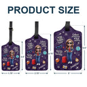 Travel, Gift For Yourself, Gift For Women, Gift For Men, Happy - Travel Is My Therapy 3D Effect - Personalized Luggage Tag