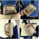 Gift For Women,Gift For Men,Gift For Yourself,Happy,Travel - Travel More Worry Less - Personalized Crossbody Belt Bag