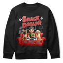 Dog Lovers,Dog Mom,Dog Dad,Gift For Yourself - Treat Snack Dealer 3D Effect Dogs - Personalized T Shirt