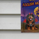 Halloween,Funny,Pet Lovers - Trick Or Treat With Pets In Halloween Costume - Personalized Flag