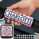 Travel,Happy,Gift For Yourself,Summer - Tropical Pattern Name - Personalized Luggage Handle Wrap
