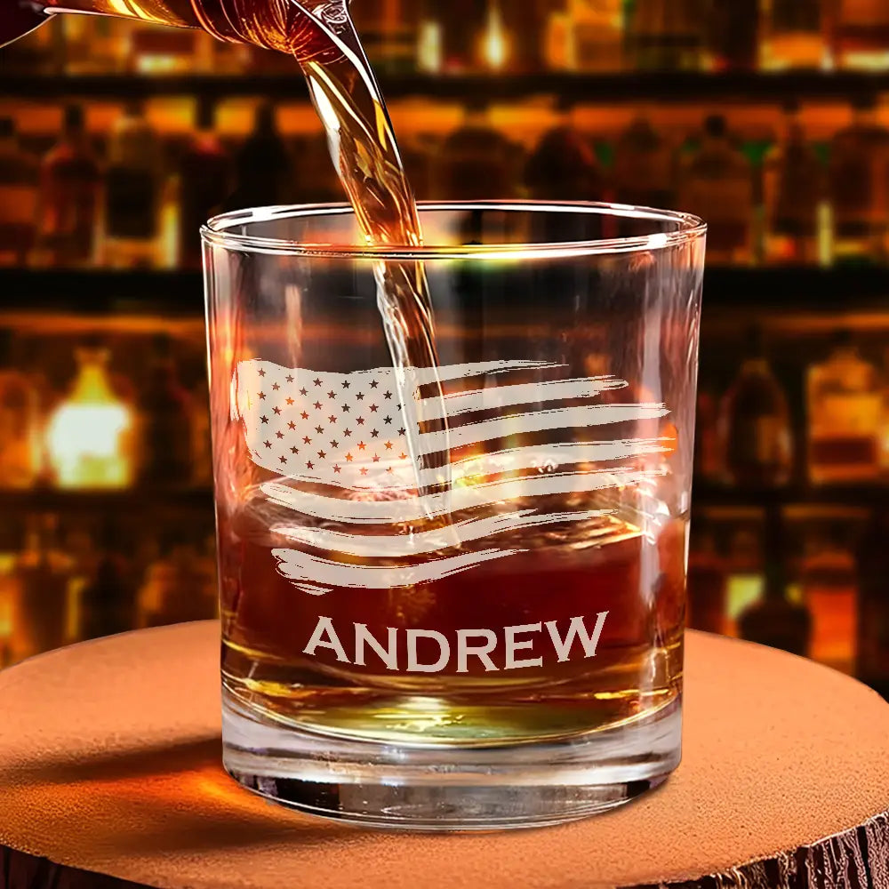 Gift For Husband,Gift For Wife,Gift For Boyfriend,Gift For Girlfriend,Funny - Turns Out I Like You A Lot - Personalized Engraved Whiskey Glass