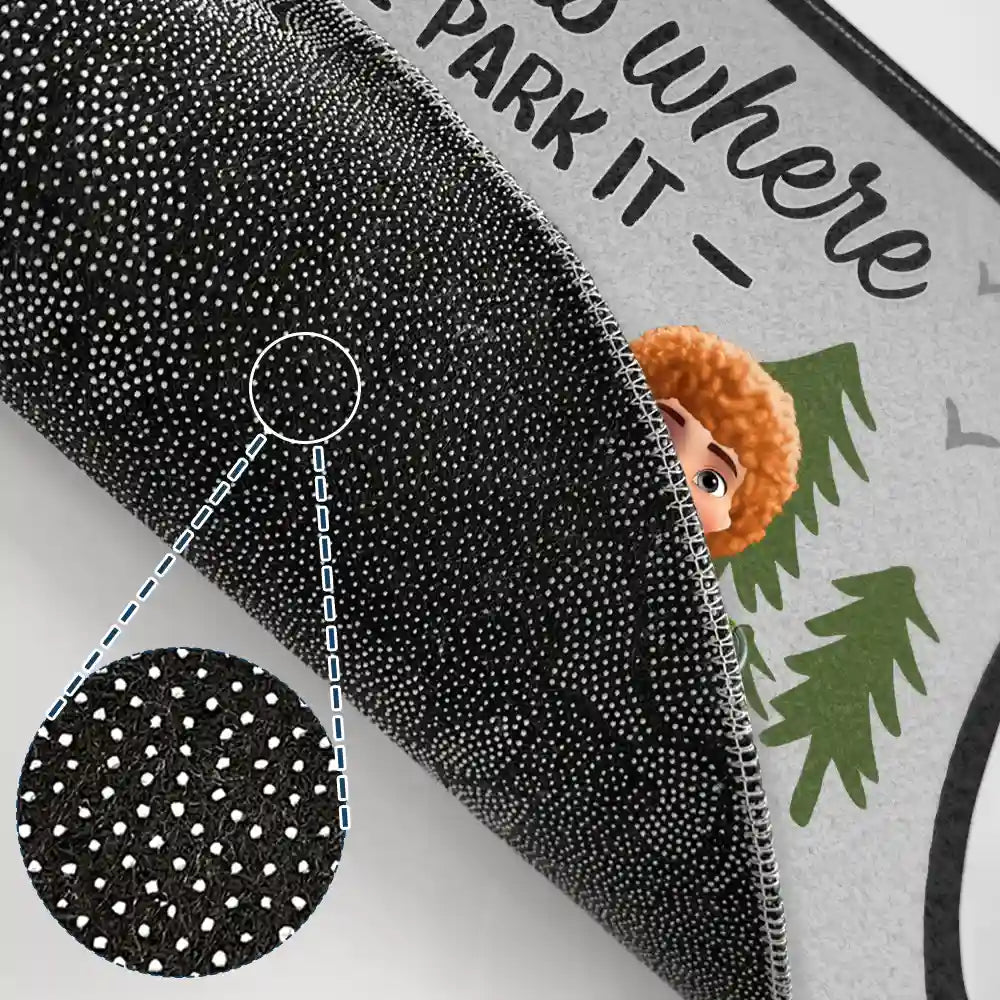 Home Is Where We Park It - Personalized Doormat