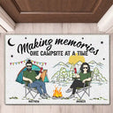 Making Memories One Campsite At A Time Camping Family - Personalized Doormat