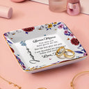 Gift For Mother,Love - Life Has Given Me You Bonus Mom - Personalized Ring Dish