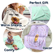 Christmas,Christian,Gift For Yourself - Christian Affirmation Bible Verse - Personalized Fleece Blanket, Sherpa Blanket