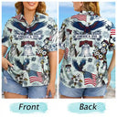 Independence Day,America 250th,Gift For Yourself,Gift For Women,Gift For Men,Proud - USA 250 Anniversary Eagle 1776 2026 - Personalized Hawaiian Shirt
