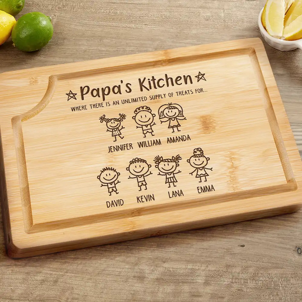 Unlimited Supply Of Treats - Personalized Wooden Cutting Board
