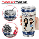 I Would Fight A Bear - Gift For Sisters - Personalized Custom Tumbler