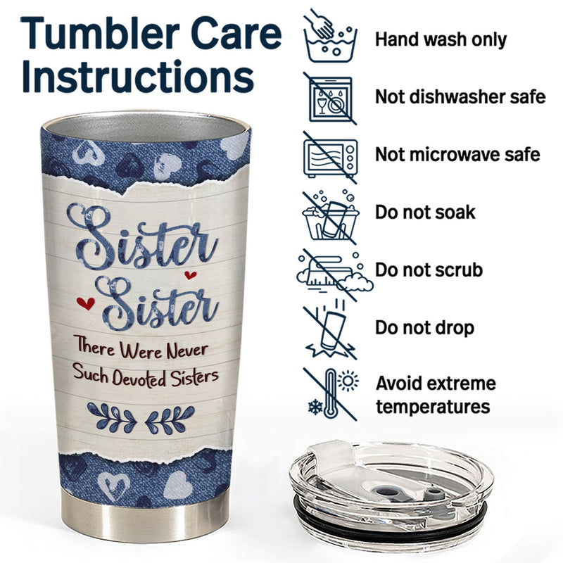 I Would Fight A Bear - Gift For Sisters - Personalized Custom Tumbler