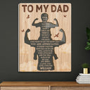 Gift For Father - I Know It's Not Easy For A Man To Raise A Child - Personalized 2-Layer Wood Acrylic Plaque