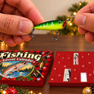 Adorable, Christmas, Gift For Couples, Gift For Him, Gift For Husband, No Custom - Squishy Fishing Gift For Husband And Son, Daughter - Personalized Christmas Countdown Advent Calendar