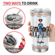 Dog Mom - Gift For Dog Lovers - Personalized Custom Tumbler